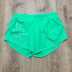 NIKE | Women's Dri-FIT Bright Green Athletic Performance Running Shorts
